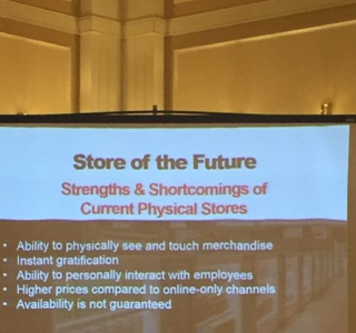 11/9/17 Some great insights and data were shared at the #allegiance vendor breakfast this morning... talking about what the future supermarket experience will look and feel like..